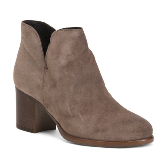 IGI&CO Made In Italy Suede Comfort Heeled Booties - Picture 1 of 3